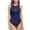 B212 Dark Blue women swimsuit clearance under $5, variant on Women Swimsuit under $5! Xqxayjr Swimsuits for Women One Piece Cutout Twist Front Bathing Suit Tummy Control High Neck Full Coverage Slimming Swimwear Trajes De Para Mujer