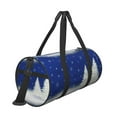 thumbnail image 3 of Gaeub Christmas Fir Tree Lightweight Travel Cylinder Bag Gym Tote Bag Sports Training Duffle Bag with Pockets and Straps, 3 of 8