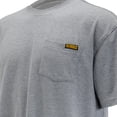 thumbnail image 4 of Camiseta DEWALT para hombre, bolsillo, gris jaspeado, talla L, 4 of 4