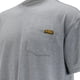 thumbnail image 4 of Camiseta DEWALT para hombre, bolsillo, gris jaspeado, talla L, 4 of 4
