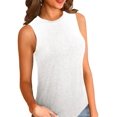 thumbnail image 4 of Sherrylily Women Tank Tops Crew Neck Sleeveless Casual Loose Fit Tee Shirts S-2XL, 4 of 7