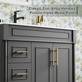 thumbnail image 6 of 36" Freestanding Bathroom Vanity with Ceramic Sink Top, Faucet, Classic Tapered legs, 6 of 8