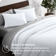 thumbnail image 3 of Bare Home Linen Duvet Cover and Sham Set, 3 of 7