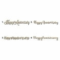 thumbnail image 1 of Happy Anniversary Sign Unfinished Wood Cutout Home Decor DIY Option 3- 48" Wide / 1/4", 1 of 3