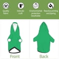 thumbnail image 4 of Yiaed Forestgreen Print Dog Hoodie Security Pet Dog Costume Pets Dog Hoodie Sweatshirt with Pocket for Small Dogs-X-Small, 4 of 5