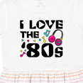 thumbnail image 4 of Inktastic I Love the '80s-musical Notes Girls Toddler Dress, 4 of 5