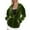 *Green, variant on ClodeEU Women's Velvet Hoodie Jacket With Pockets,Long Sleeve Full Zip Soft Warm Velvet Jacket Red,Womens Plus XXL