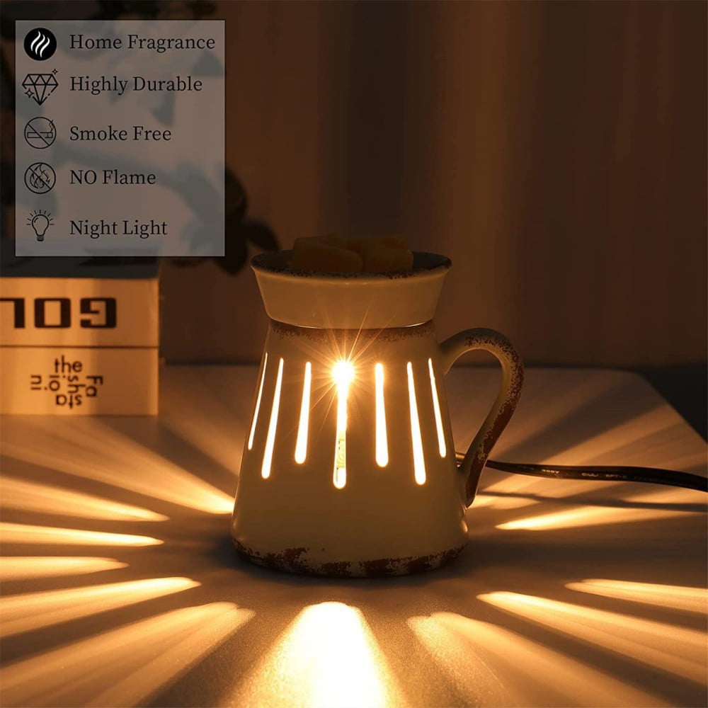 Aosijia Ceramic Electric Wax Melt Warmer Candle Waxing Warmer Burner