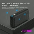 F0 MultiFunction Bluetooth Speaker FM Radio Mini Portable Wireless FM