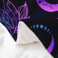 thumbnail image 5 of Mandala Duvet Cover King Size 100% Cotton Boho Sun Moon Decor Comforter Cover Bohemian Exotic Style Bedding Set Chic Botanical Floral Decor Bed Set For Adult Women Teen Men,Purple, 5 of 6