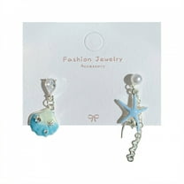 DESIGNICE Summer Earrings,Low‑Irritation Summer Earrings for Women,Alloy Material Womens Earrings,Statement Earrings for Women for Vacation,Style1