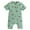 Green, variant on Baby Bodysuit Girls Boys Short Sleeve Rainbow Prints Romper Bodysuits Jumpsuit 8 Month Old Baby (White, 3-6 Months)