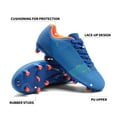 thumbnail image 5 of Dream Pairs Boys Girls Soccer Cleats Kids Football Shoes Toddler/Little Kid/Big Kid SDSO224K ROYAL BLUE/ORANGE Size 12, 5 of 7