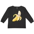 thumbnail image 3 of Inktastic Happy Banana Boys or Girls Long Sleeve Toddler T-Shirt, 3 of 5