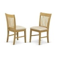 thumbnail image 3 of East West Furniture Monza 5-piece Wood Table and Dining Chair Set in Oak, 3 of 5