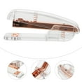 thumbnail image 3 of 1pc Transparent Stapler Plastic Binding Machine Book Binding Tool Stapling Tool, 3 of 6
