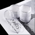 thumbnail image 3 of Yuarrent 1 Juego de cápsulas para monedas, contenedores redondos transparentes, estuche para monedas resistente al desgaste, cajas pequeñas, caja de Almacenamiento y organización del hogar Yuarrent HA059947-00B, 3 of 6