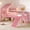 Pink + Twin, variant on Twin Size House Loft Playhouse Bed with Slide, Star Moon-shaped Designs, LED Lights & Window, No Box Spring Required,Pink