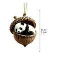 thumbnail image 4 of Forest Animal Acorn Ornaments, 2026 Christmas Pine Cone Decoration, Acrylic Woodland Creatures in Acorn Shells, Ornaments Animals as Rustic Home Decorations for Holiday Party Xmas Tree Decor, 4 of 8