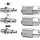 thumbnail image 3 of Conector de manguera de aire 300 PSI 1/2 pulgada NPT 2 piezas ANGGREK, 3 of 8