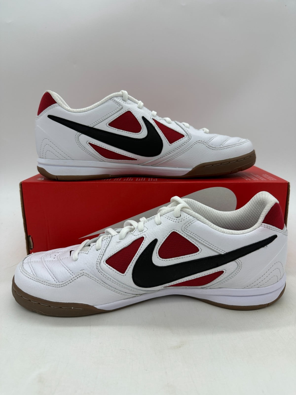 Nike Gato White Black Gym Red (IB8509 100) Men's Size 10.5