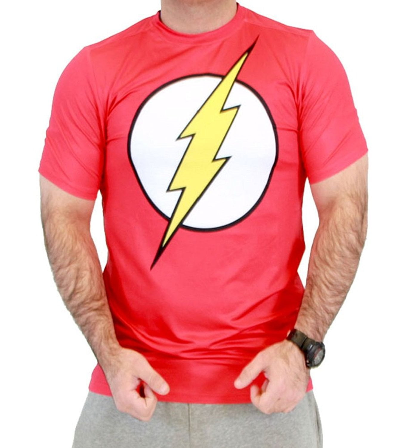 Bulk porter indendørs The Flash Performance Athletic Adult T-Shirt - Walmart.com