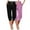 Multicolor8, variant on Women's Capri Sweatpants Joggers Casual Cropped Lounge Pants High Waisted Athletic with Pockets 2 Pack