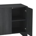 thumbnail image 6 of Linda Modern 60" Sideboard in Charcoal Grey (4-Shelf), 6 of 12