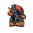 thumbnail image 2 of FufuCrick Halloween Car Trunk Flag, 46x49 Inches Polyester Decorative Banner for Halloween Decor, Static Outdoor Ornamental Display for Halloween Party Decorations, Multicolor, 2 of 7
