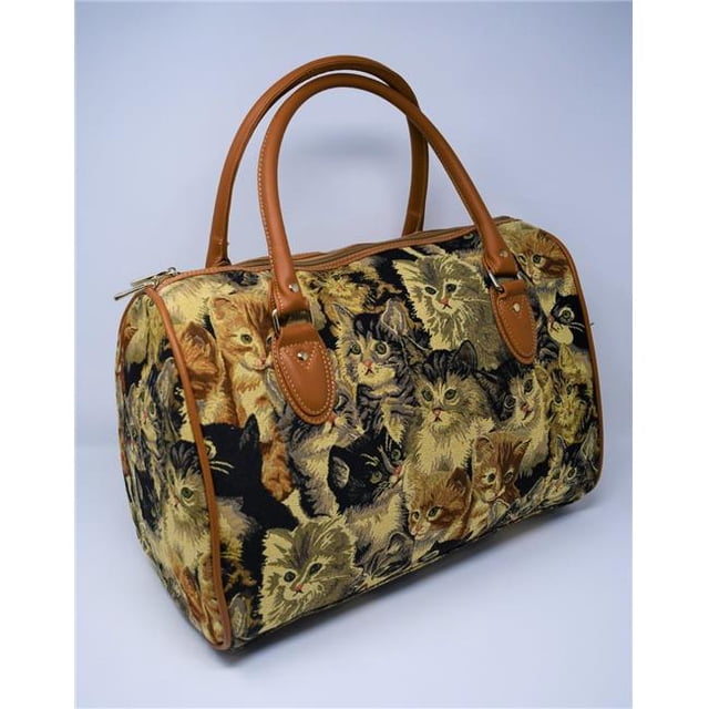 Sac de Voyage en Tapisserie - Chat
