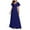 Blue, variant on Wedding Guest Dresses for Women Cocktail Dresses for Women Evening Party Elegant Formal Maxi Dress Summer Casual Backless V-Neck Short Sleeve A-Line Long Gown Style D-2668 Light Blue XXL