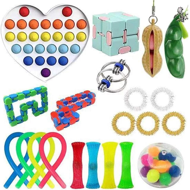 Juguete sensorial Push Bubble Fidget para aliviar el estrés del autismo