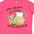 thumbnail image 4 of Inktastic When Life Gives You Lemons, Make Lemonade Boys or Girls Toddler T-Shirt, 4 of 5