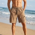 thumbnail image 4 of Mifsaly Men Cargo Swim Shorts Drawstring Quick-Dry Beach Board Shorts Outdoor Everyday Casual Summer Vacation Short Pants with Multi Pockets XXXL, 4 of 9