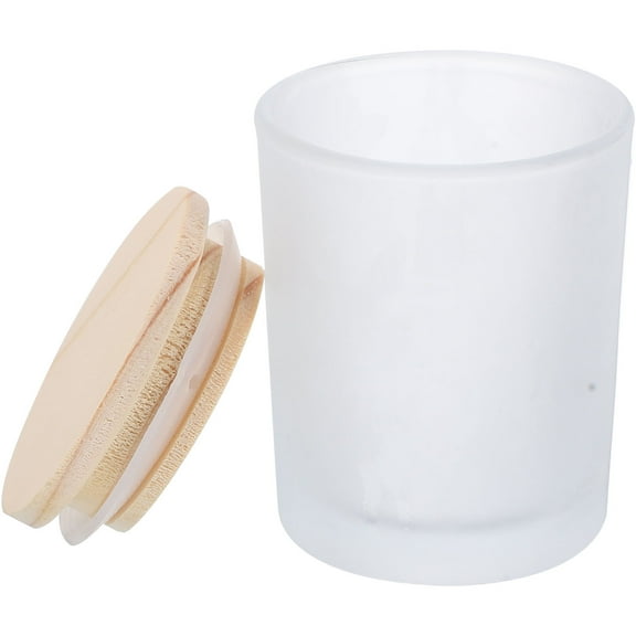 COOPHYA Empty Candle Jars With Lids For Home Decor Simple Design Material 1Pack