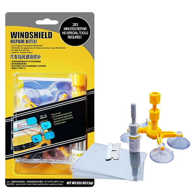 Rbaofujie 2ML Auto Glass Repair Tool Car Windshield Repair Fluid Clearance Items