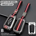 thumbnail image 2 of Funda de metal para llave de coche, carcasa para mando a distancia para Citroën C5 C3 C4 C8 Berlingo, Peugeot Partner Rifter 208 308 508 407 2008 3008 Expert, 2 of 5