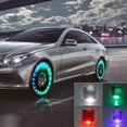 thumbnail image 4 of Car Tire Wheel Lights, 4pcs Car Wheel Tire Air Valve, Hub Lamp Cap Light With Motion Sensors Colorful Led Tire Light Gas Nozzle For Car Bike Motorcycl, 4 of 5