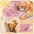 thumbnail image 6 of Yaheetech 34" Height Plush Cover Cat Tree with Condo and Sisal Ropes Posts, Pink, 6 of 7