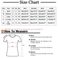 thumbnail image 3 of Pompotops T-shirt Décontracté à Manches Courtes pour Femmes, Col Rond Imprimé, Ample, 3 of 9
