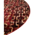 thumbnail image 6 of Unique Loom Saturn Collection Area Rug - Aura (7' Round Burgundy/Cream), 6 of 7