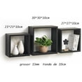 thumbnail image 2 of Repisas Flotantes Cuadradas Minimalistas Set premium, 2 of 3