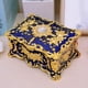 thumbnail image 5 of Joyero de baratija Hugo caja vintage organizador de almacenamiento 18 x 12 azul, 5 of 10