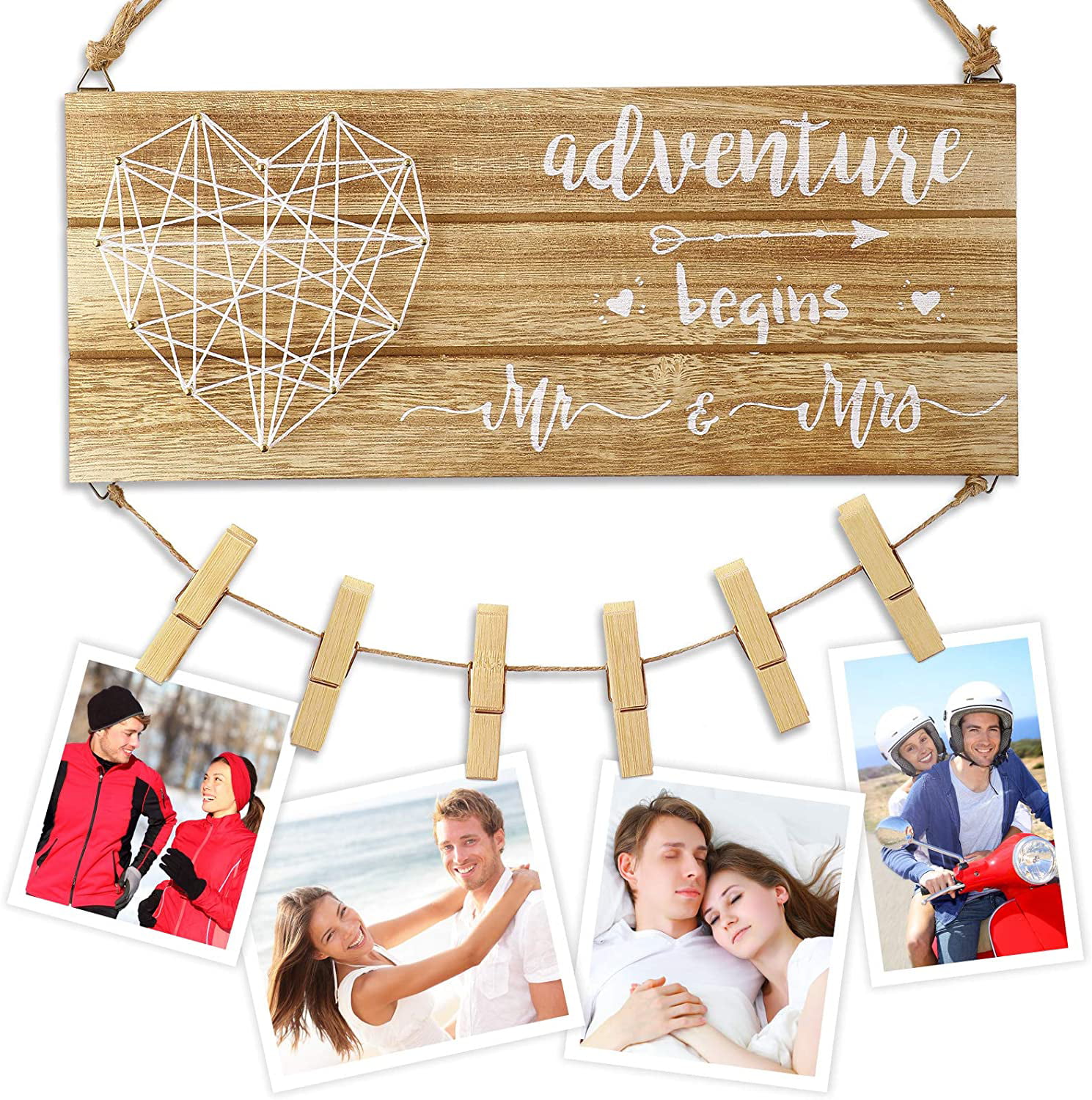 LET the ADVENTURE BEGIN frame with clip