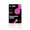 Tonic Health Boost Immunity Drink, Elderberry & Blackcurrant, Max Strength Vitamin C, D and Zinc, Healthy Supplement, 10 Count