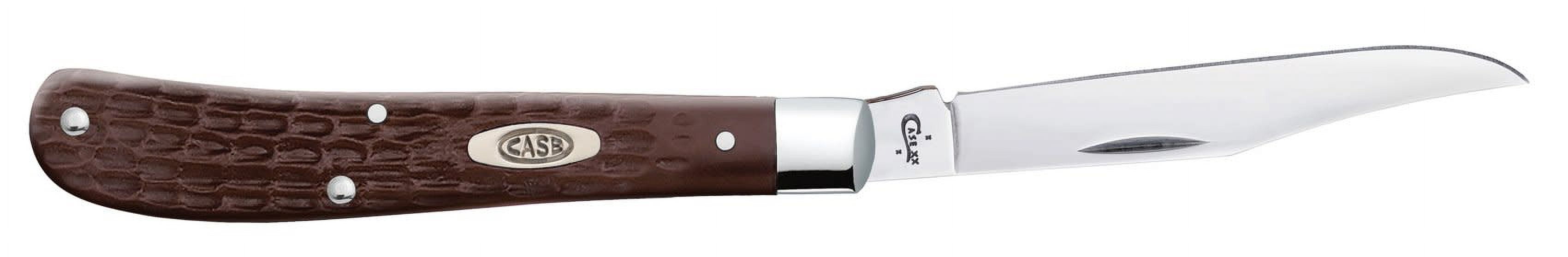 Case Brown Synthetic Slimline Trapper