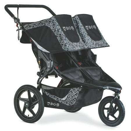 Photo 1 of **used-item, minor scratches**
BOB Gear® Revolution® Flex 3.0 Duallie Jogging Stroller, Lunar Black