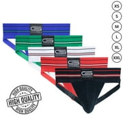 Golberg Premium Ultra-Comfort Jock Strap Athletic Gol-Fit Sports Supporters - All Colors and Sizes (X - Small)