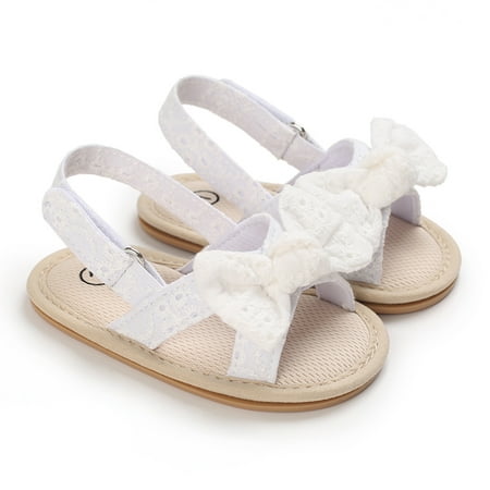 

Cathalem Flip Flop Size 4 Shoes Shoes Girls For Summer Outdoor Toddler With Flower Walk Sandals Kids Sports Shoes Girls White 13