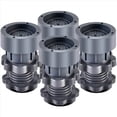 thumbnail image 2 of 4X Patins de Support pour Machine à Laver Réglables Anti-Vibration pour Laveuse et Sécheuse, 16 x Patin, Gris, 2 of 8